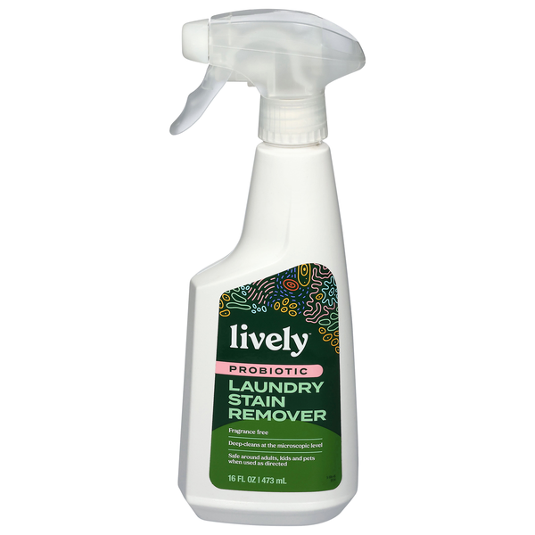 Lively Probiotic Laundry Stain Remover Fragrance Free