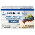 Food Lion Original Cream Cheese Bar 8 oz ea - 2 ct