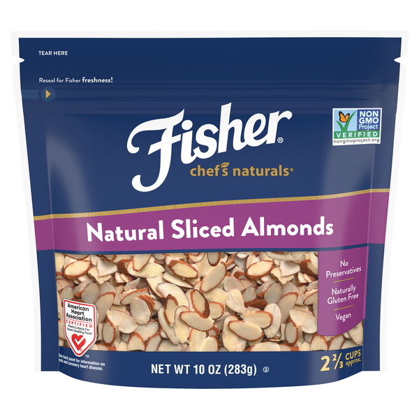 Fisher Chef's Naturals Almonds Natural Sliced