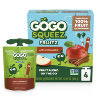GoGo squeeZ Apple Cinnamon Applesauce Pouches - 4 ct | Hannaford