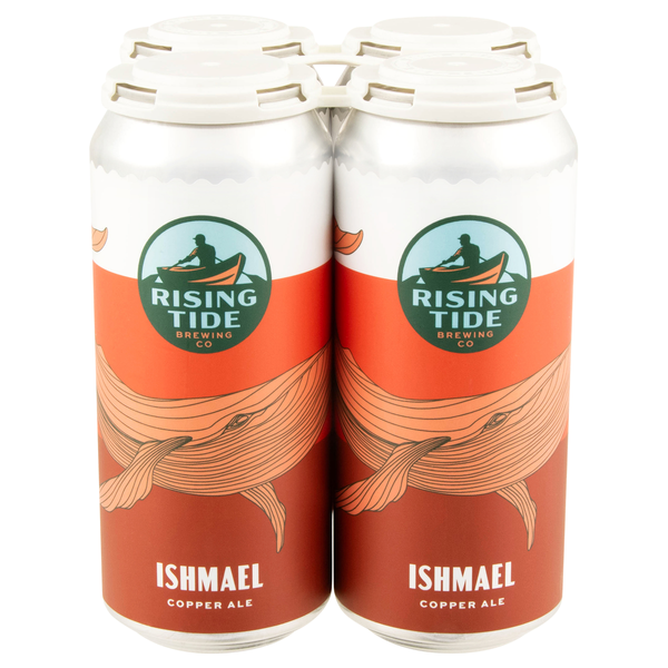 Rising Tide Brewing Co Ishmael Copper Ale Beer - 4 pk