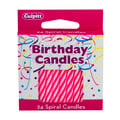 Culpitt Pink Spiral Birthday Candles