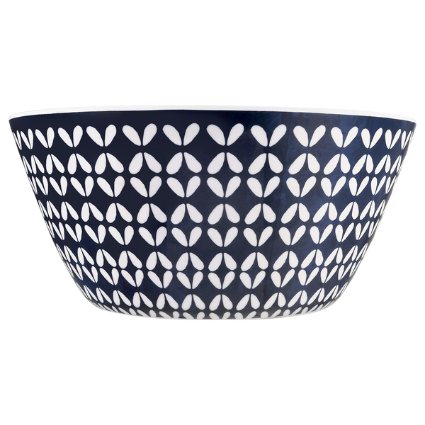 Smart Living Serving Bowl Blue & White Pattern