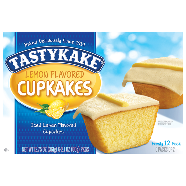 Tastykake Lemon Cupkakes 2 ea - 6 ct