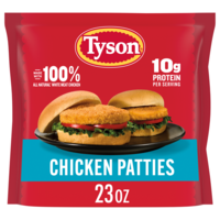 Tyson Fully Cooked Chicken Patties Frozen