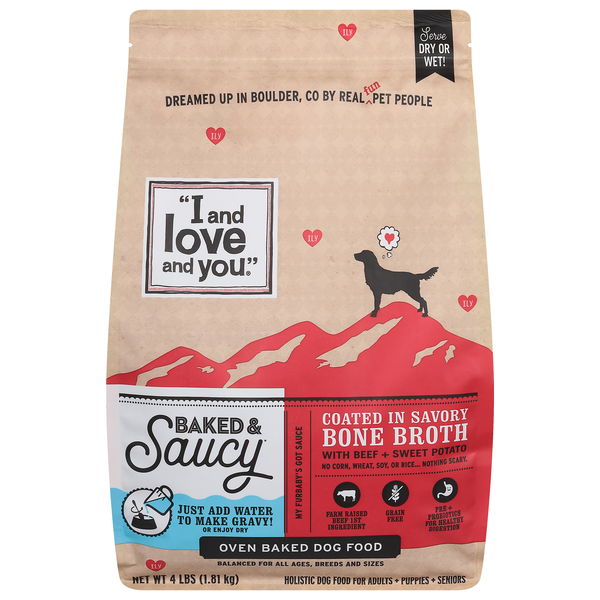 I and Love and You Baked & Saucy Beef + Sweet Potato Dry Dog Food