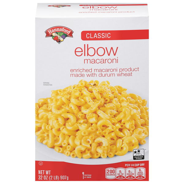Hannaford Classic Elbows Macaroni Pasta