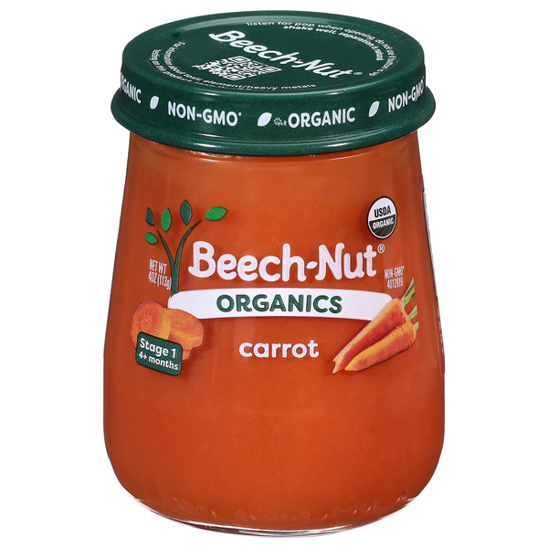 Beech-Nut Organics Stage 1 Baby Food Carrots