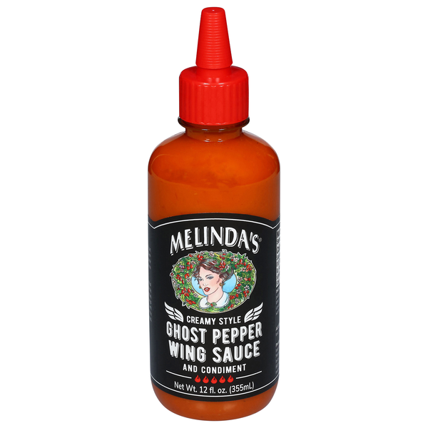 Melinda's Creamy Style Ghost Pepper Wing Sauce & Condiment
