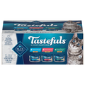 BLUE Tastefuls Natural Pate Variety Pack Adult Wet Cat Food 3 oz/12 ct