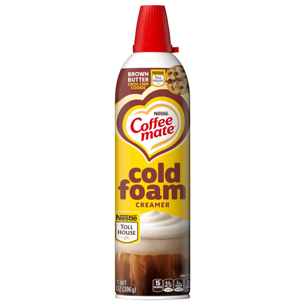 Coffee mate Brown Butter Chocolate Chip Cookie Cold Foam Coffee Creamer