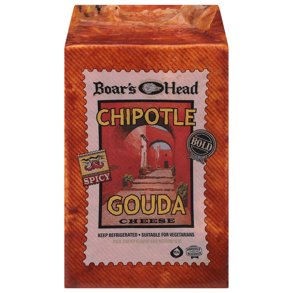 Boar's Head Deli Bold Chipotle Gouda Cheese (Thin Sliced)