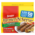 Banquet Brown 'N Serve Turkey Breakfast Sausage Links - apx 50 ct Frozen