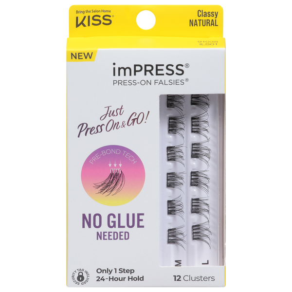 imPRESS Press-On Falsies Lash Clusters Classy Natural