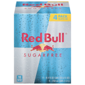 Red Bull Sugar Free Energy Drink - 4 pk