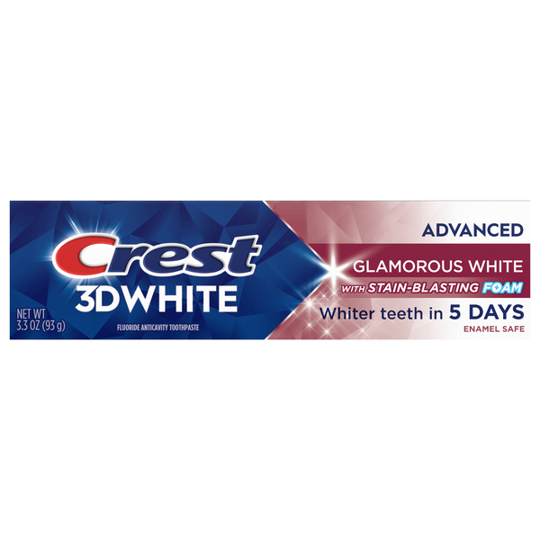 Crest 3D White Whitening Glamorous White Toothpaste