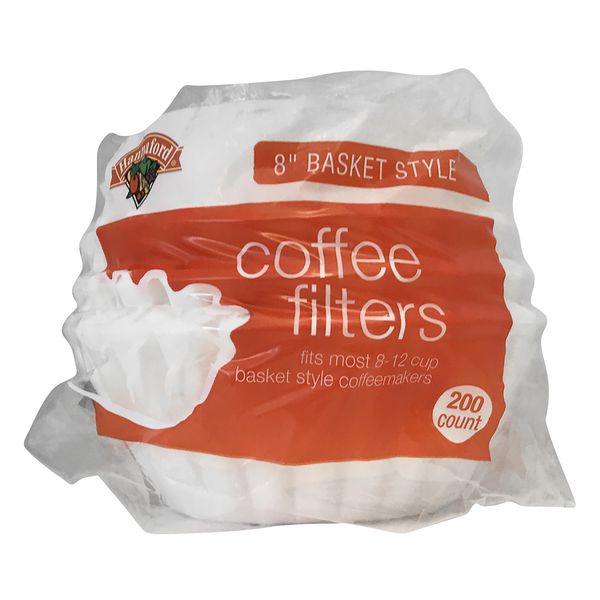 Hannaford Basket Style Coffee Filters 8 Inch