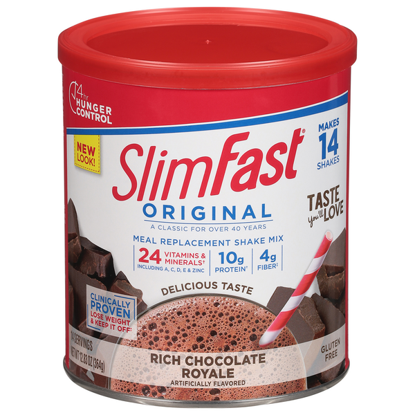 Save on SlimFast Original Meal Replacement Shake Mix Rich Chocolate Royale Order Online Delivery