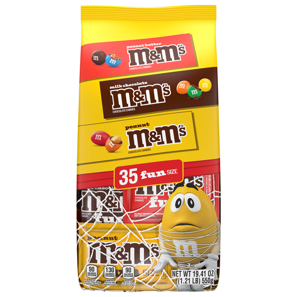 M&M's Chocolate Assortment Halloween Candy Fun Size - 35 ct