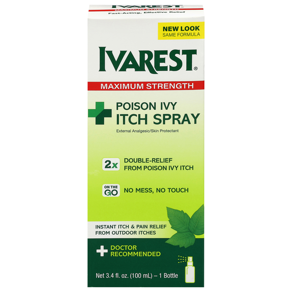 Ivarest Poison Ivy Itch Spray Maximum Strength