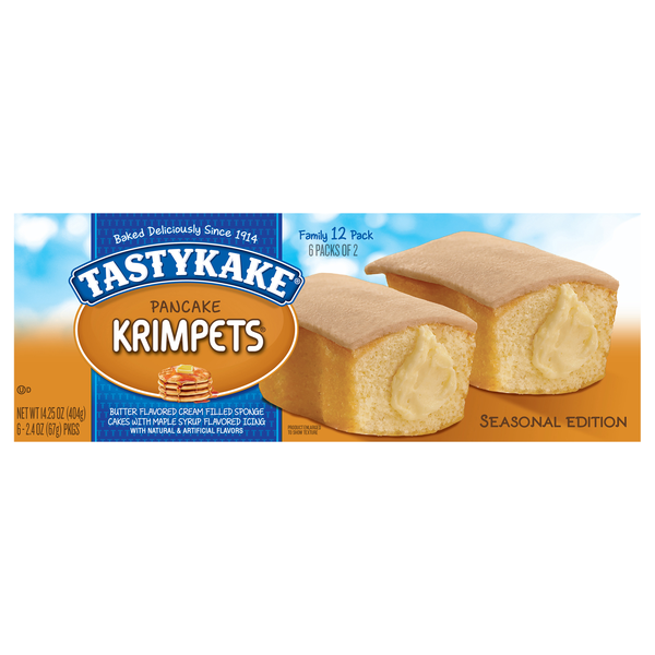 Tastykake Seasonal Edition Pancake Krimpets Snack Cakes 2 ea - 6 ct