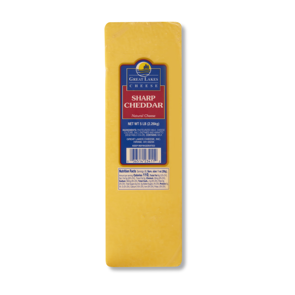 Great Lakes Sharp Cheddar Cheese (Regular Sliced)