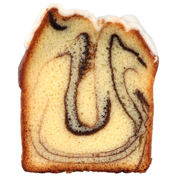 Food Lion Bakery Iced Marble Cream Cake Slice