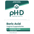 PH-D Feminine Health Boric Acid Vaginal Suppositories