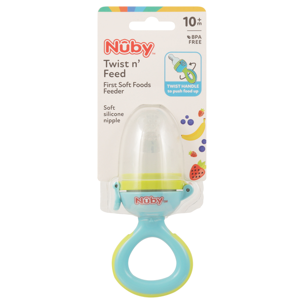 Nuby 10m+ Twist n' Feed Soft Silicone Nipple