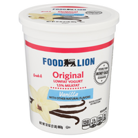 Food Lion Original Low Fat Vanilla Yogurt
