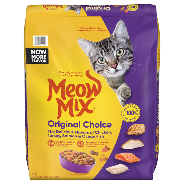 Meow Mix Original Choice Chicken Turkey Salmon & Fish Dry Cat Food