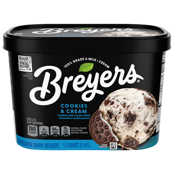 Breyers Cookies & Cream Frozen Dairy Dessert
