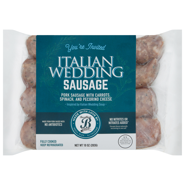 Brooklyn Cured Italian Wedding Sausage - 4 ct