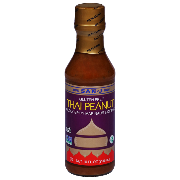 San-J Gluten Free Mildy Spicy Thai Peanut Marinade & Dipping Sauce