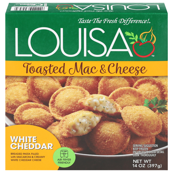 Louisa Toasted Mac & Cheese White Cheddar Frozen Meal