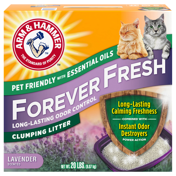Arm & Hammer Forever Fresh Clumping Lavender Scented Cat Litter