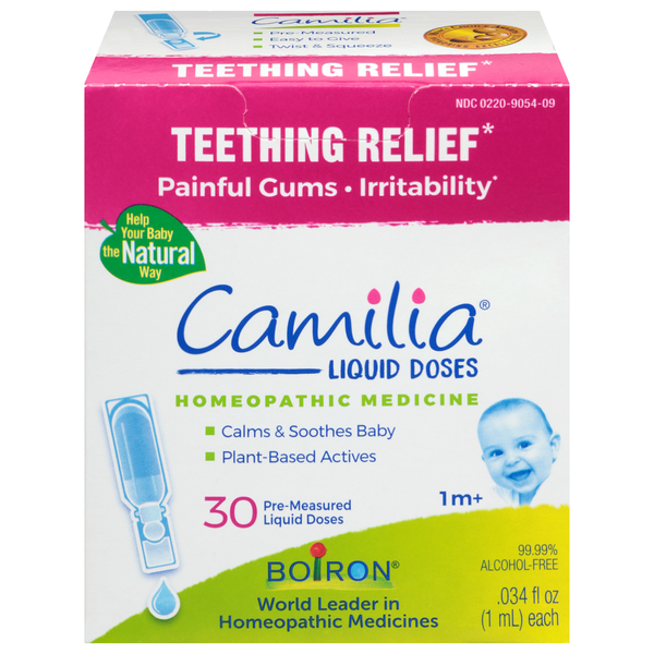 Camilia Homeopathic Teething Relief Pre-Measured Liquid Doses