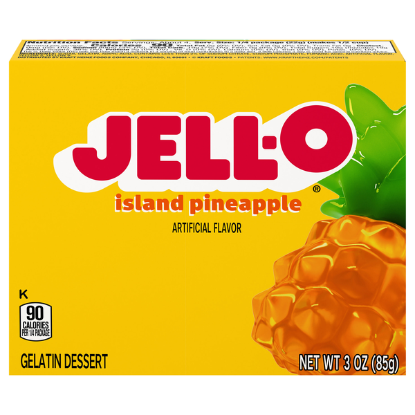 Jell-O Island Pineapple Flavored Gelatin Dessert Mix
