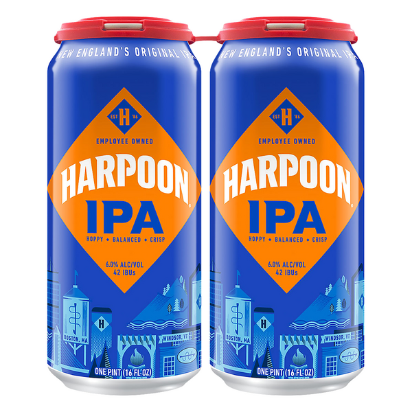 Harpoon IPA Beer - 4 pk