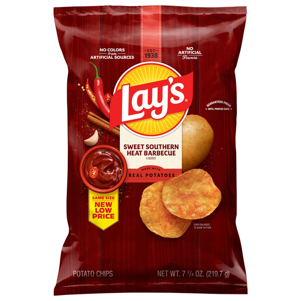 Lay's Sweet Southern Heat Barbecue Potato Chips