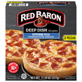 Red Baron Deep Dish Singles Pepperoni Pizza Frozen - 2 ct
