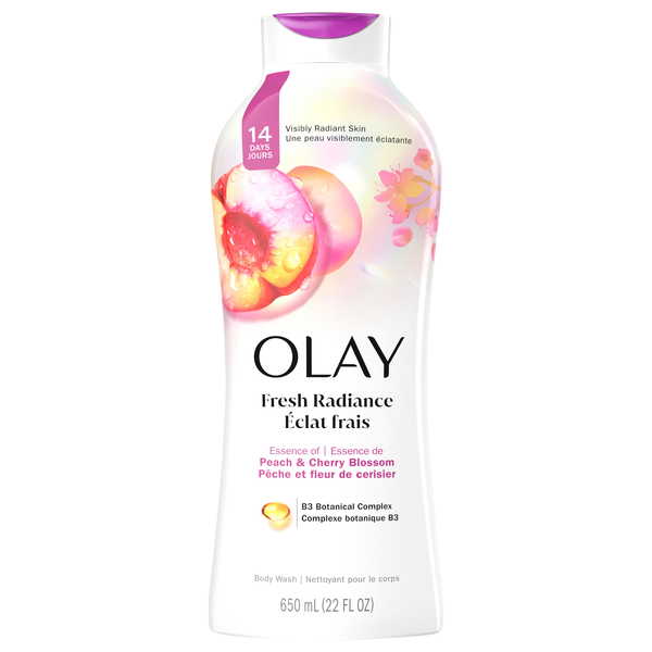 Olay Fresh Outlast Peach & Cherry Blossom Hydrating Body Wash