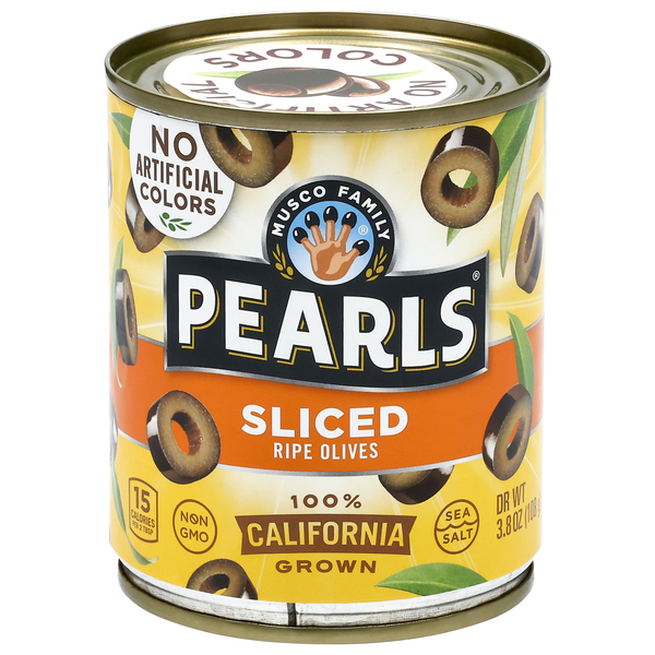 Pearls California Sliced Ripe Black Olives