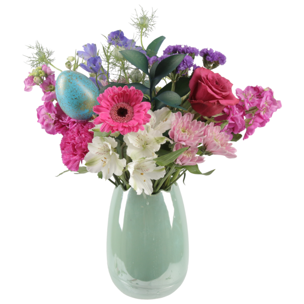Scramble Petals Vase Blue