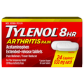Tylenol 8 HR Arthritis Pain Relief Acetaminophen 650 mg Caplets