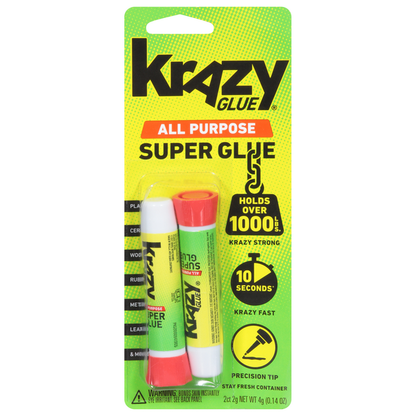 Krazy Glue All-Purpose Precision Tip- 2 ct