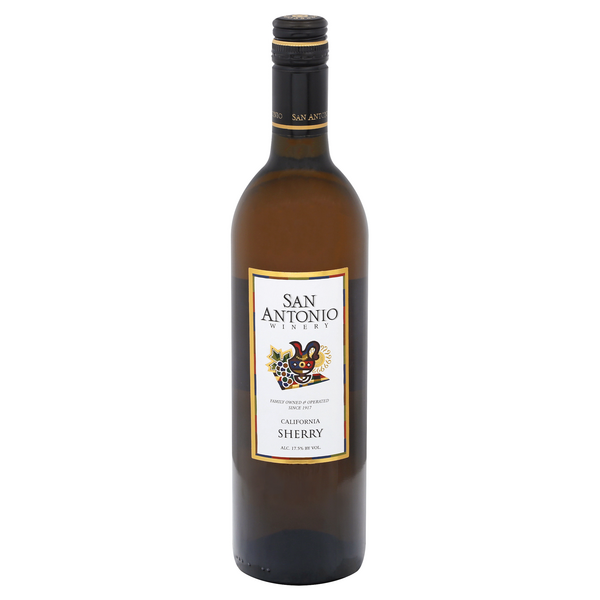 San Antonio Winery California Sherry Red Wine