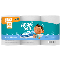 Angel Soft Mega Roll 2-Ply Toilet Paper Fresh Linen Scented Tube