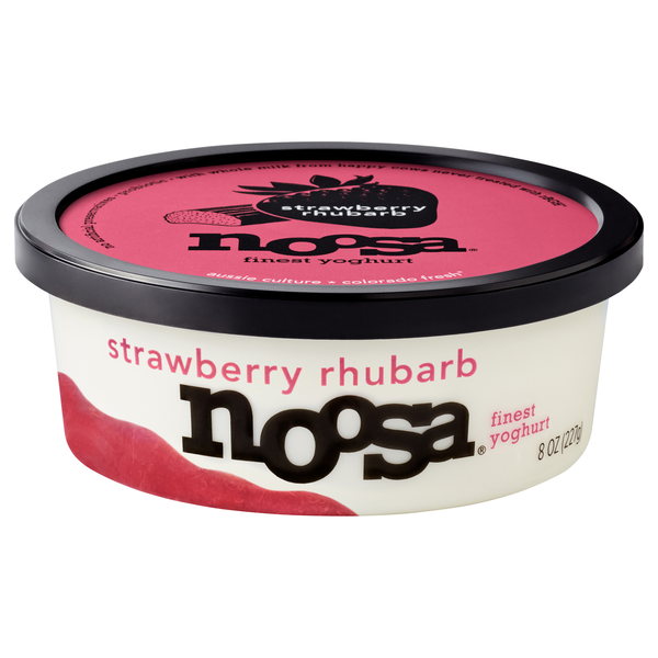 Noosa Strawberry Rhubarb Yoghurt Cup