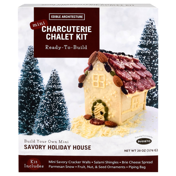 Edible Architecture Ready To Build Mini Charcuterie Chalet Kit
